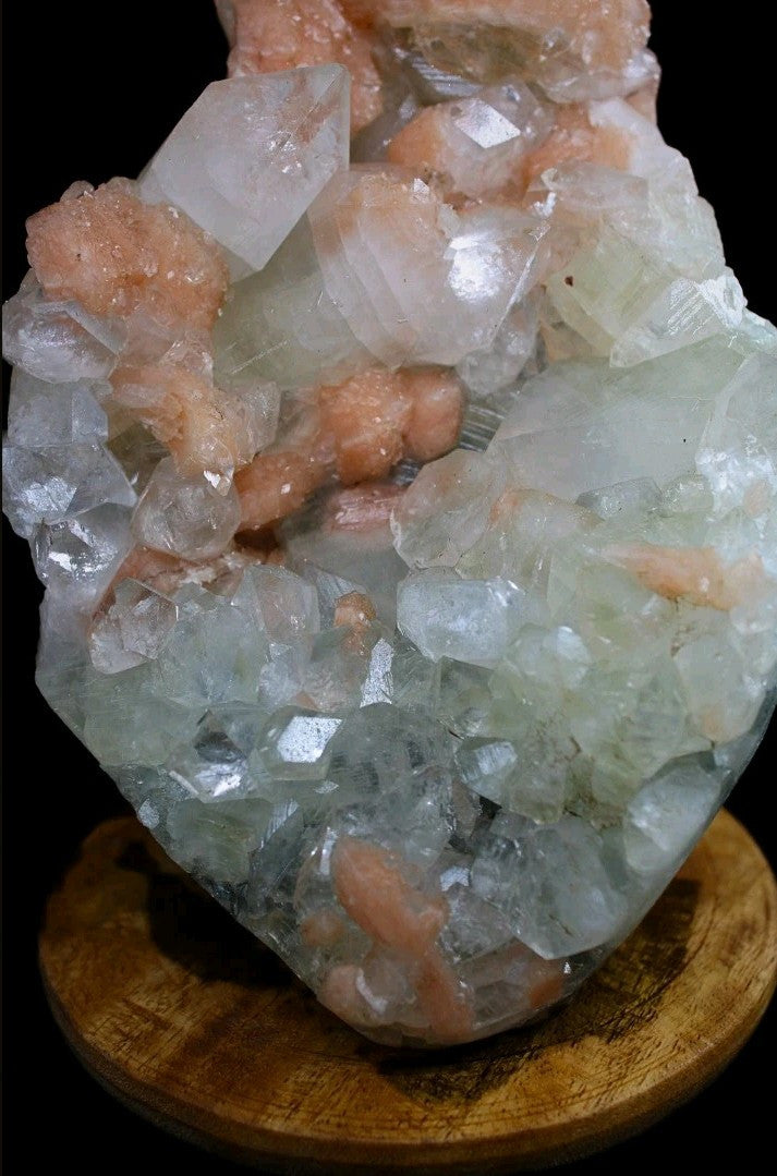 Apophyllite Point & Stilbite Crystal Cluster 5lb Reiki Energy Stone 20×13cm