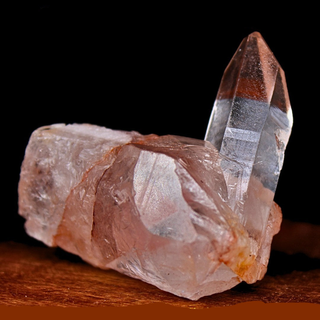 Phantom Clear Quartz Cluster 38g 4x4 cm β Natural Growth Layer Crystal