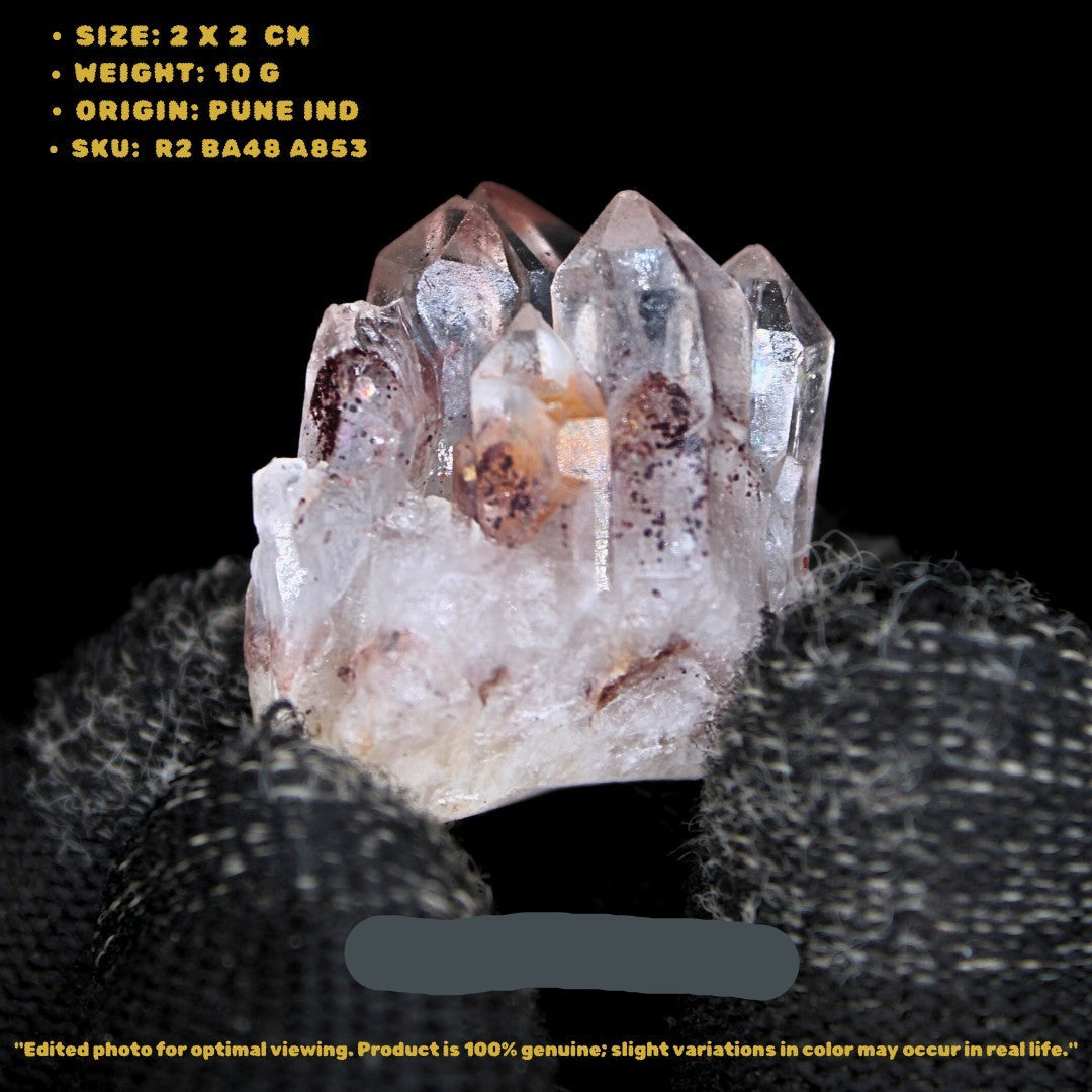 Tiny Phantom Quartz 10g Inclusions Mini Crystal India