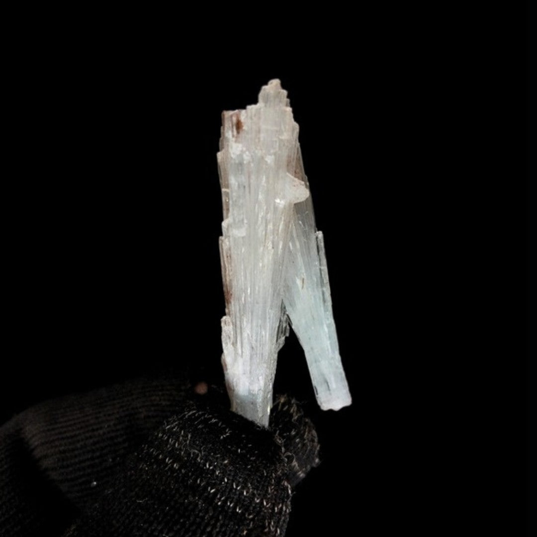 Rare 8g Scolecite Crystal Cluster Zeolite Mineral Specimen from India