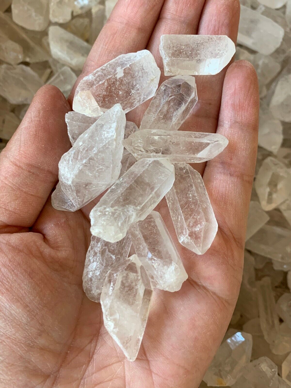 Amethyst Quartz Citrine Points: 3 Crystal Collection, 1/2 Lb Box Natural Points