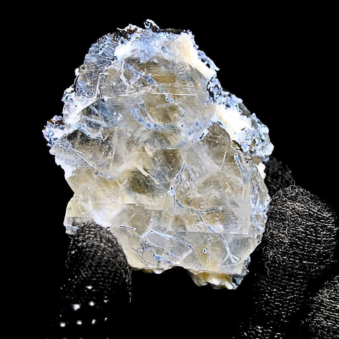 Calcite with Rainbow & Mordenite 60g | Healing Crystal Energy Stone India