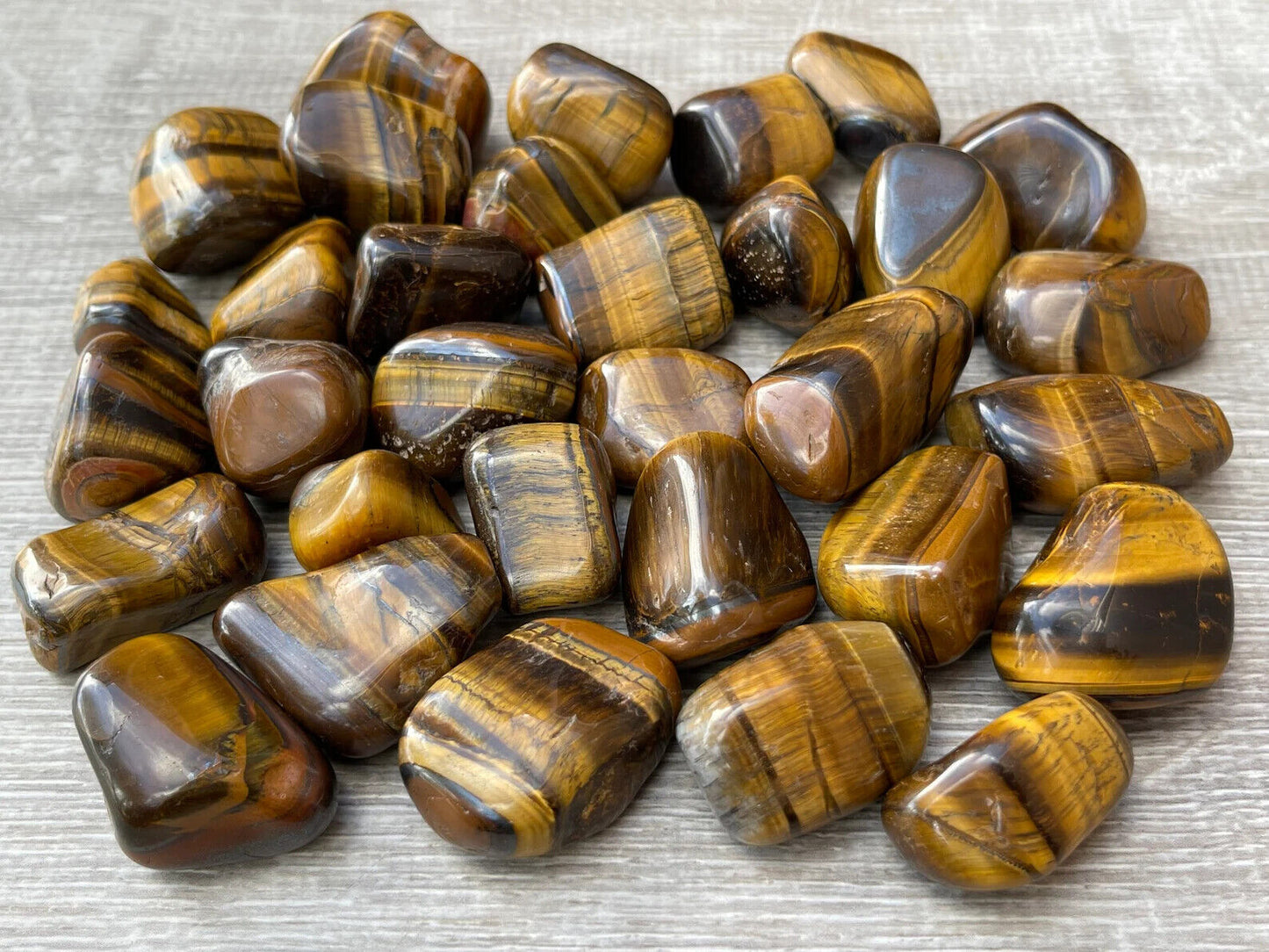 1/2 Lb Lot Tumbled Stones, 0.75-1.25" Crystal Healing Stones, Choose Stone Type