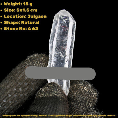 Himalayan Quartz Crystal Point 15g Rare Collector Mineral Specimen India