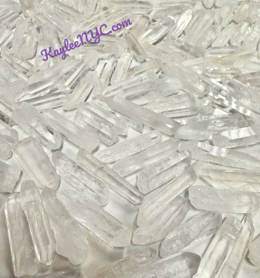 Wholesale Lot 1 Lb Natural Lemurian Quartz Wand Raw Crystal Nice Quality