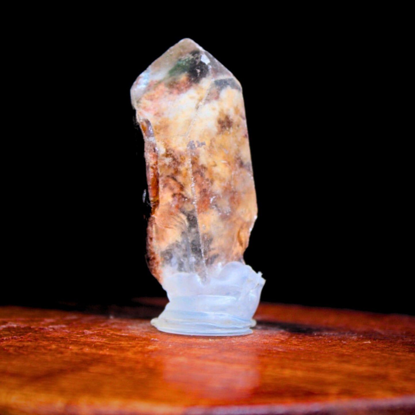 Himalayan Chlorite Quartz 20g 5x2cm – Rare red Phantom Crystal Mineral