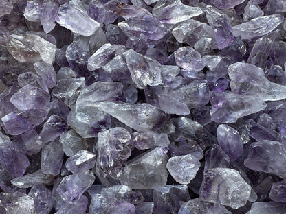 0.5" - 1.25" Brazilian Rough Amethyst Point/Stone, Raw Amethst Healing Crystals