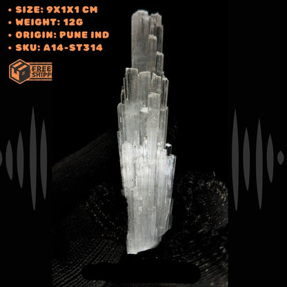 Natural Scolecite Healing Cluster Reiki 12g  Crystal Rare Mineral for Meditation