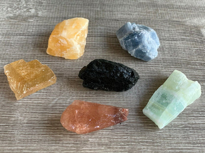 Premium Crystals & Healing Stones Set for New Beginnings, Meditation, Protection