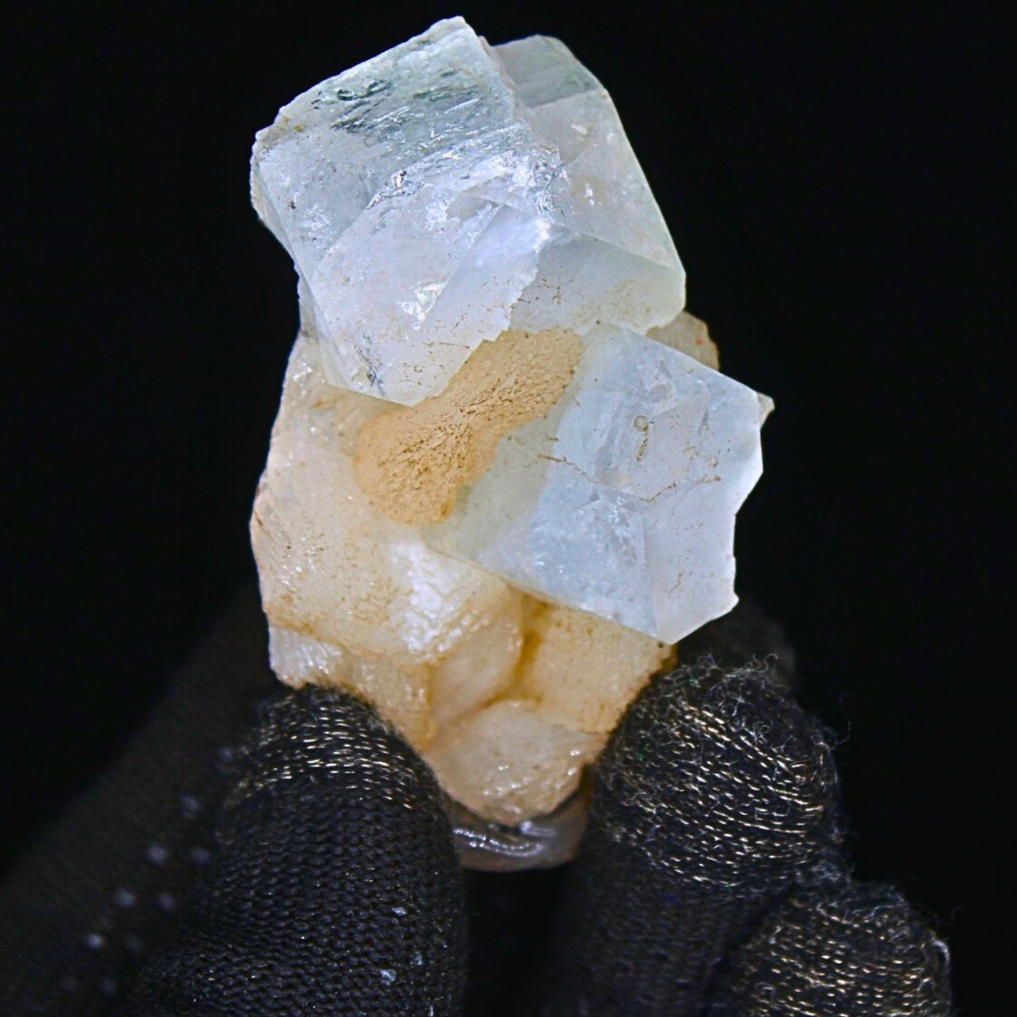 Apophyllite on Stilbite Cut Point Crystal 52g  Reiki Healing & Meditation Stone