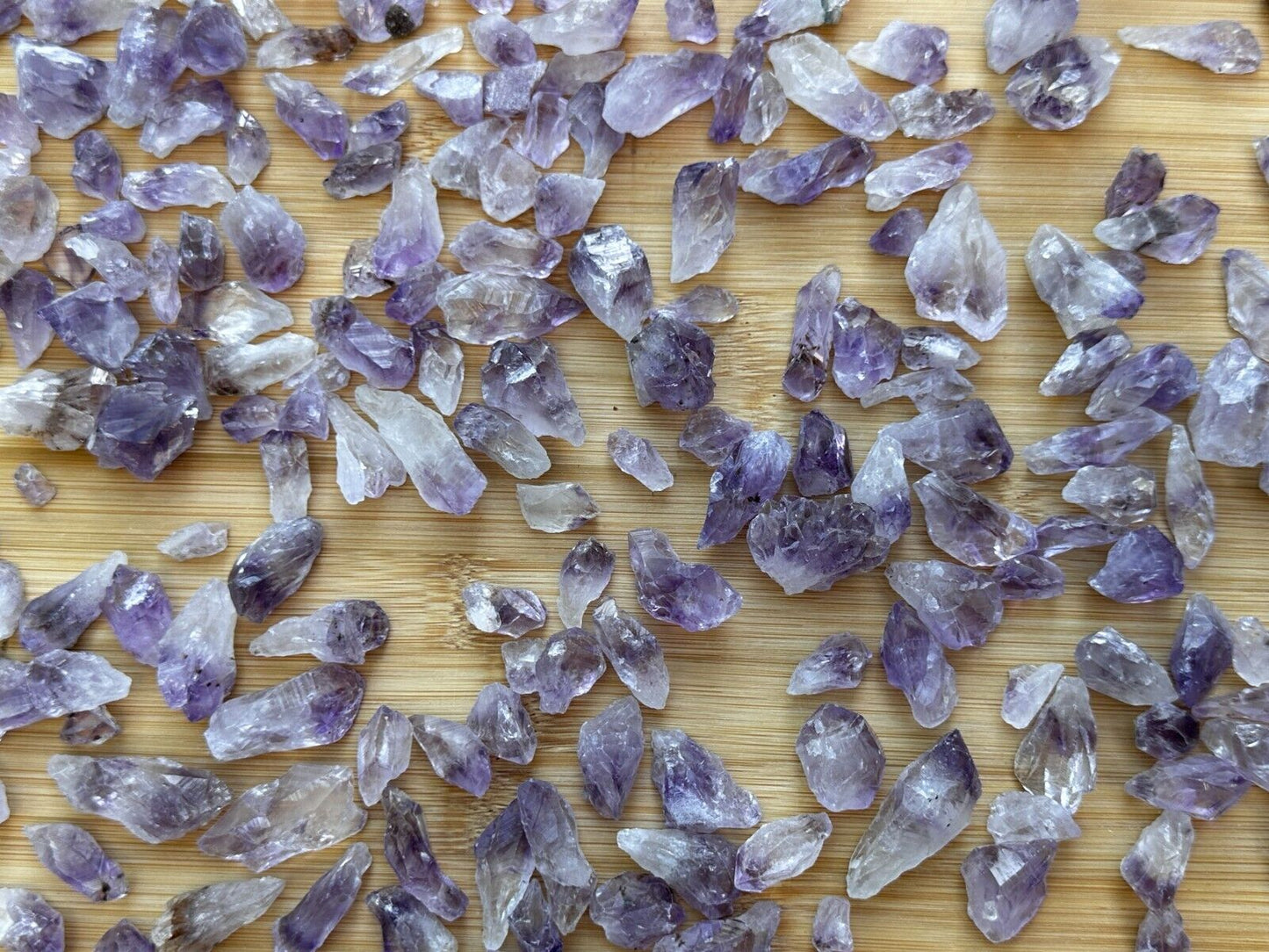 0.5" - 1.25" Brazilian Rough Amethyst Point/Stone, Raw Amethst Healing Crystals