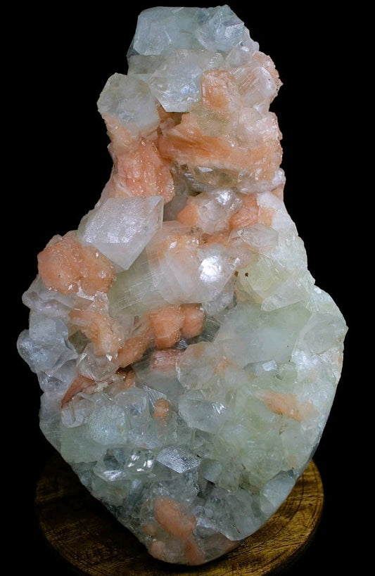 Apophyllite Point & Stilbite Crystal Cluster 5lb  Reiki Energy Stone 20×13cm