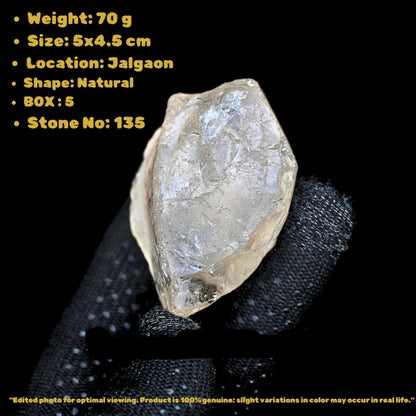 Rare Clear Quartz Cluster 42g 5x4.5cm  Natural Himalayan Crystal Specimen