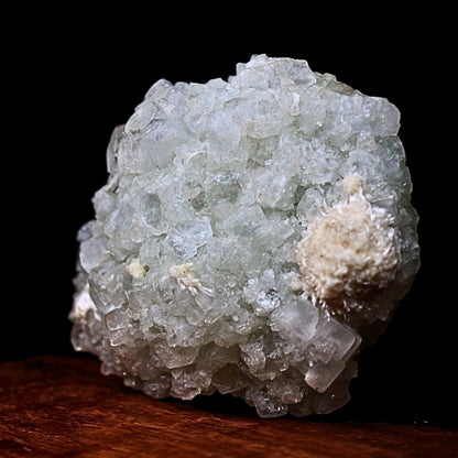Apophyllite Heulandite Geode 122g Cabinet Specimen India Zeolite 7.5x6cm