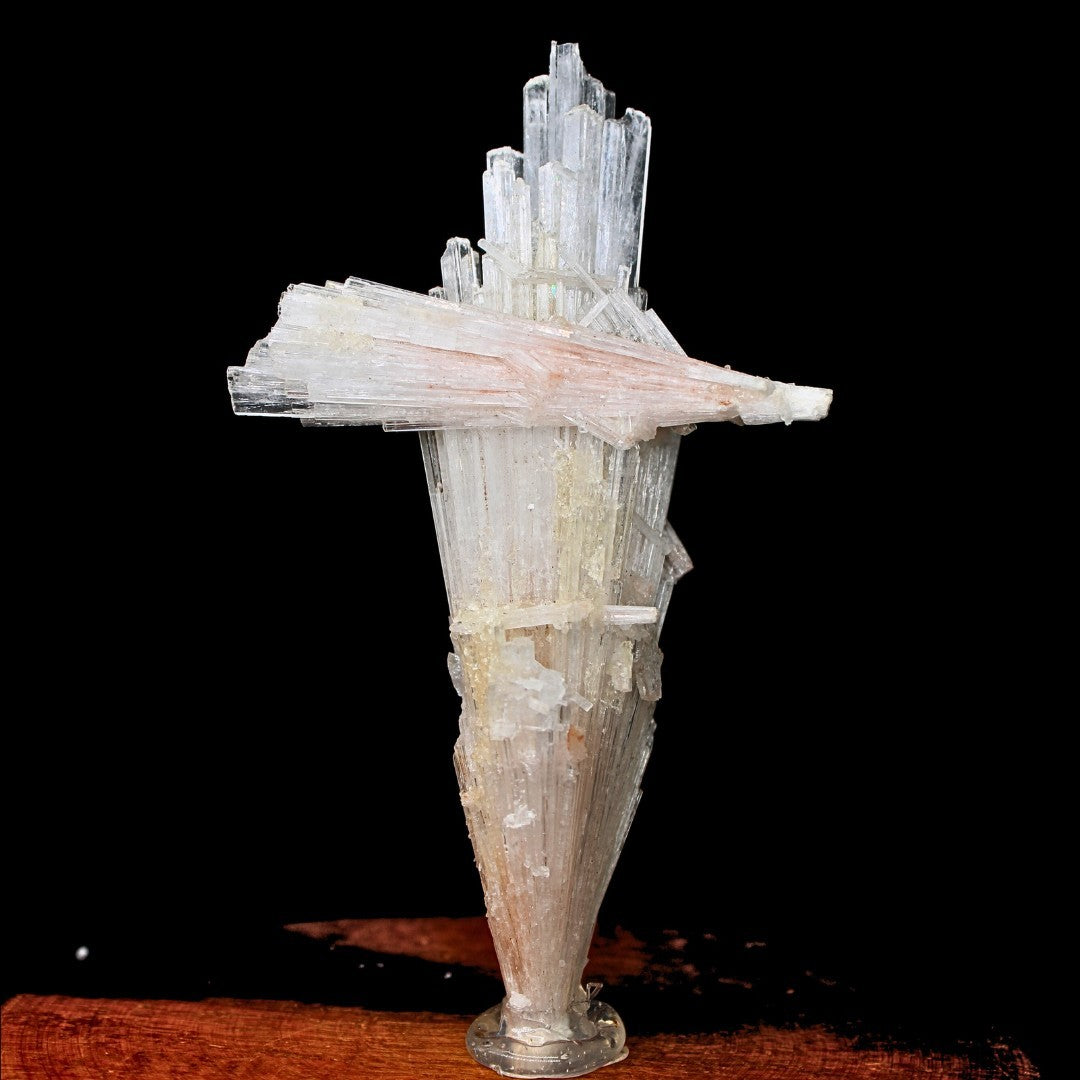 Natural Scolecite Healing Crystal 66g  12x7 cm  Calming Stone for Meditation