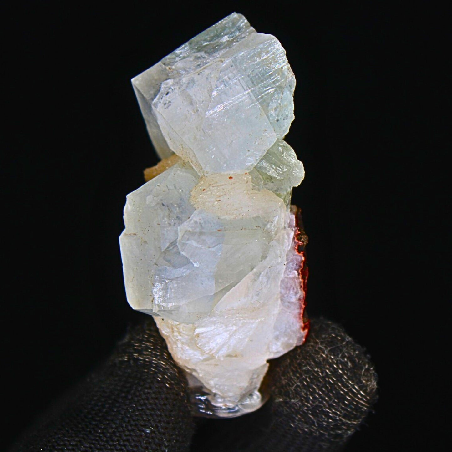 Apophyllite on Stilbite Cut Point Crystal 52g  Reiki Healing & Meditation Stone