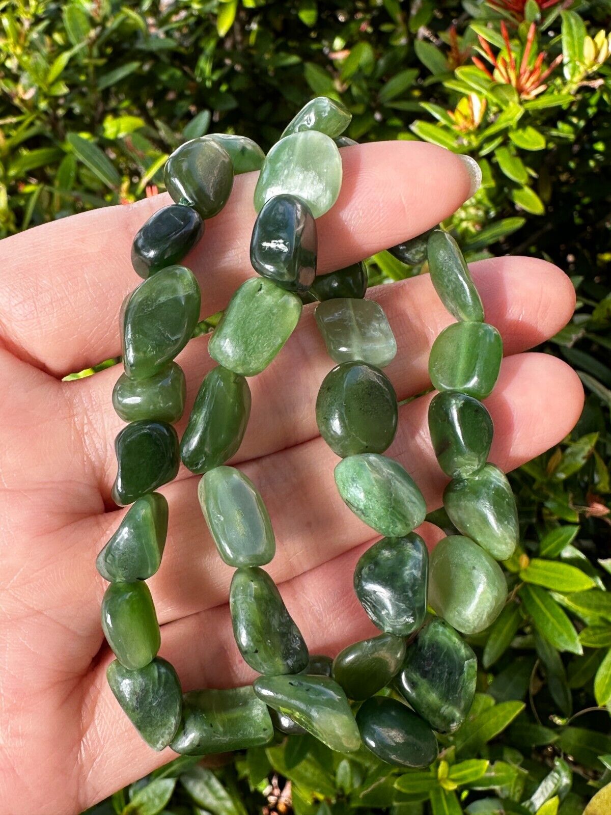 Wholesale Grade A++ Gemstone Nugget Bracelet, Choose from 18 Gemstone Types