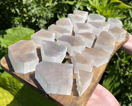 Ulexite TV Rock Chunks, Television Stones - Choose Size (Optical Crystals)