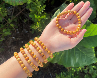 8 mm Bead Gemstone Bracelets: BUY 3 GET 1 FREE! (Stretch Crystal Bead Bracelets)