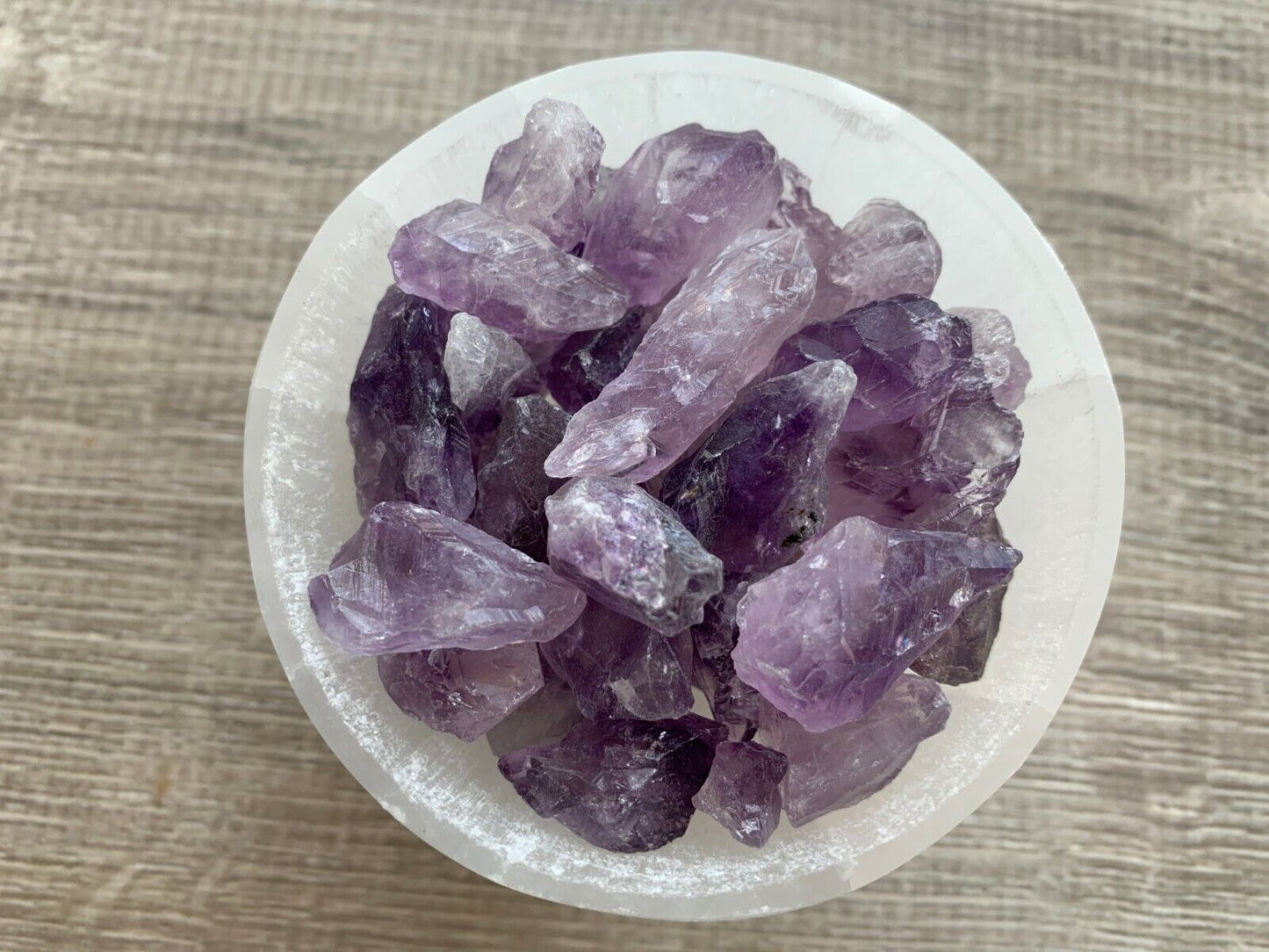 0.5" - 1.25" Brazilian Rough Amethyst Point/Stone, Raw Amethst Healing Crystals