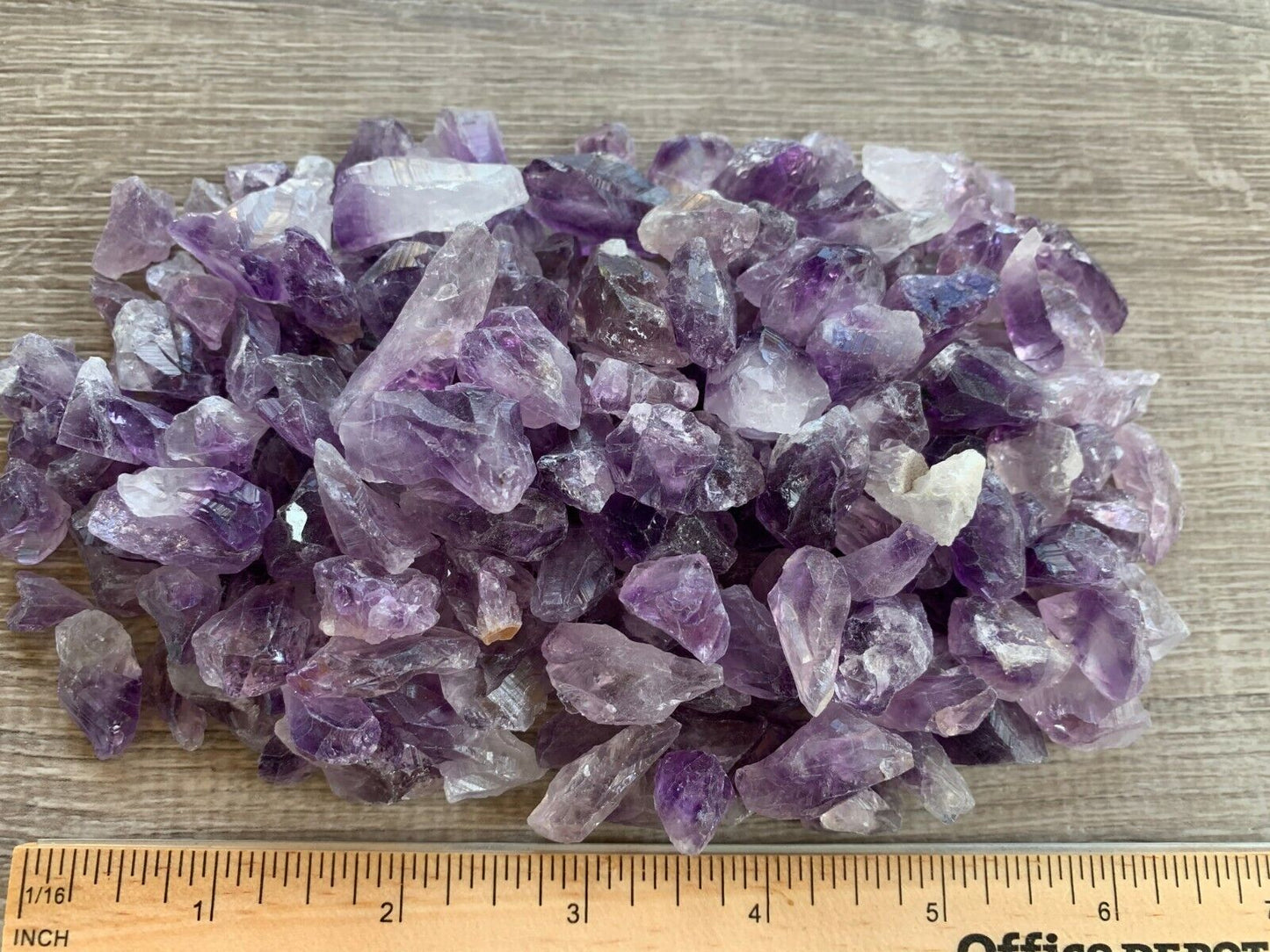 0.5" - 1.25" Brazilian Rough Amethyst Point/Stone, Raw Amethst Healing Crystals