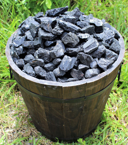 Black Tourmaline Rough Natural Stones – 1/2 lb Bulk Wholesale (8 oz)