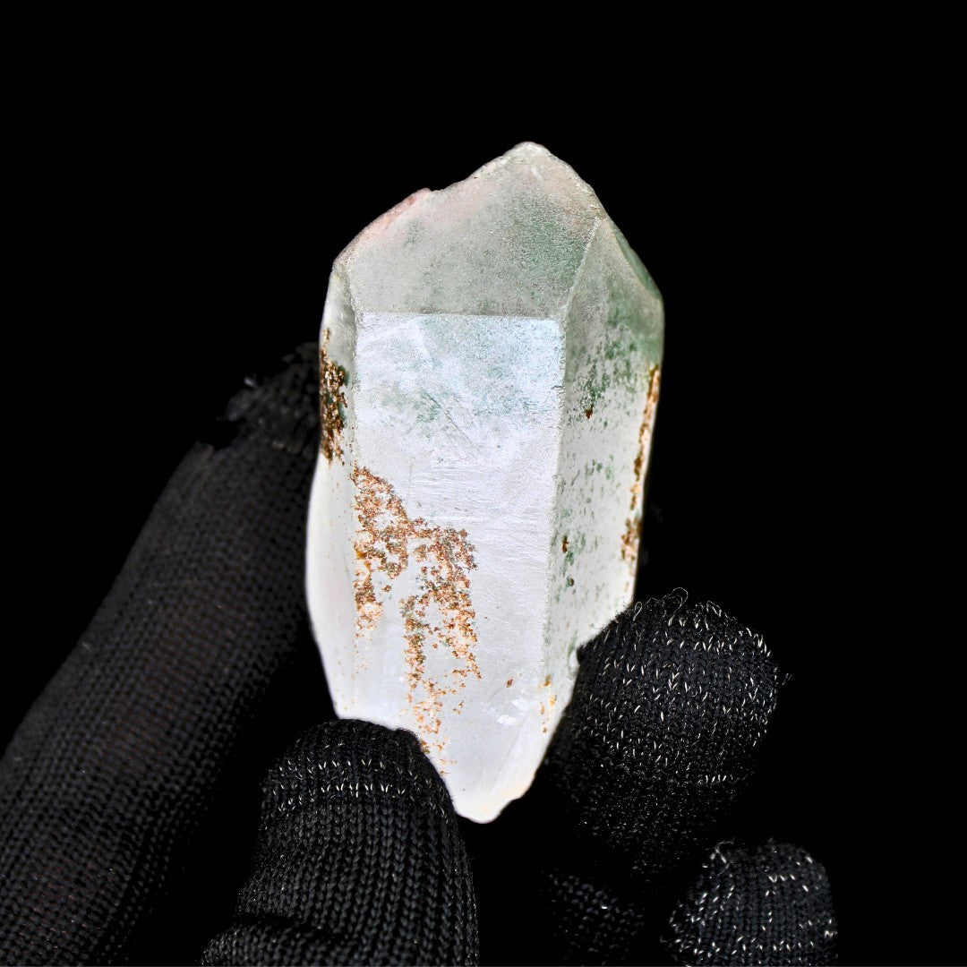 Green Himalayan Clear Quartz 75g  Natural Collector’s Crystal & Healing Stone  7x4 cm