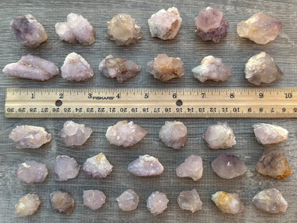 Spirit Quartz Clusters Crystal Collection Box: 6 - 7 oz Box Lot, 11 - 14 Pieces