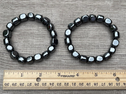 Wholesale Grade A++ Gemstone Nugget Bracelet, Choose from 18 Gemstone Types