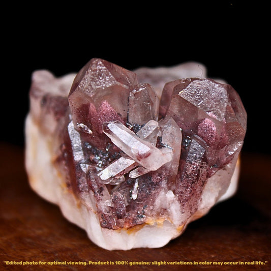 Phantom Quartz Cluster Stone 55g Natural Raw Healing Crystal from India