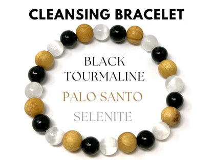 8 mm Bead Gemstone Bracelets: BUY 3 GET 1 FREE! (Stretch Crystal Bead Bracelets)