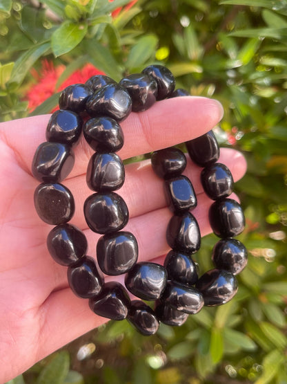 Wholesale Grade A++ Gemstone Nugget Bracelet, Choose from 18 Gemstone Types