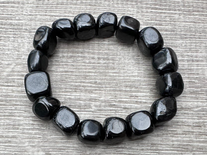 Wholesale Grade A++ Gemstone Nugget Bracelet, Choose from 18 Gemstone Types