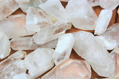 Wholesale CLEARANCE Bulk Lot 1/4 lb (4 oz) Rough Natural Quartz Crystal Points