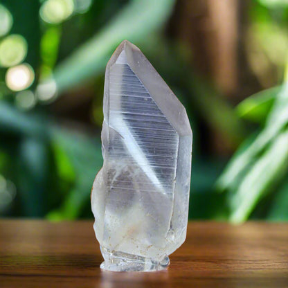 Natural Green Included Clear Quartz Crystal 5g 5x2cm  Healing Mineral Stone
