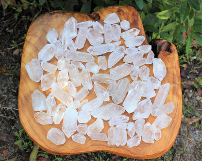 Wholesale Bulk Lot 1 lb Natural Clear Quartz Crystal Points Wand, AAA Quality