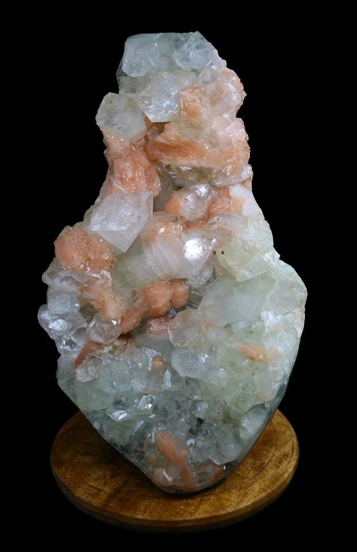 Apophyllite Point & Stilbite Crystal Cluster 5lb  Reiki Energy Stone 20×13cm
