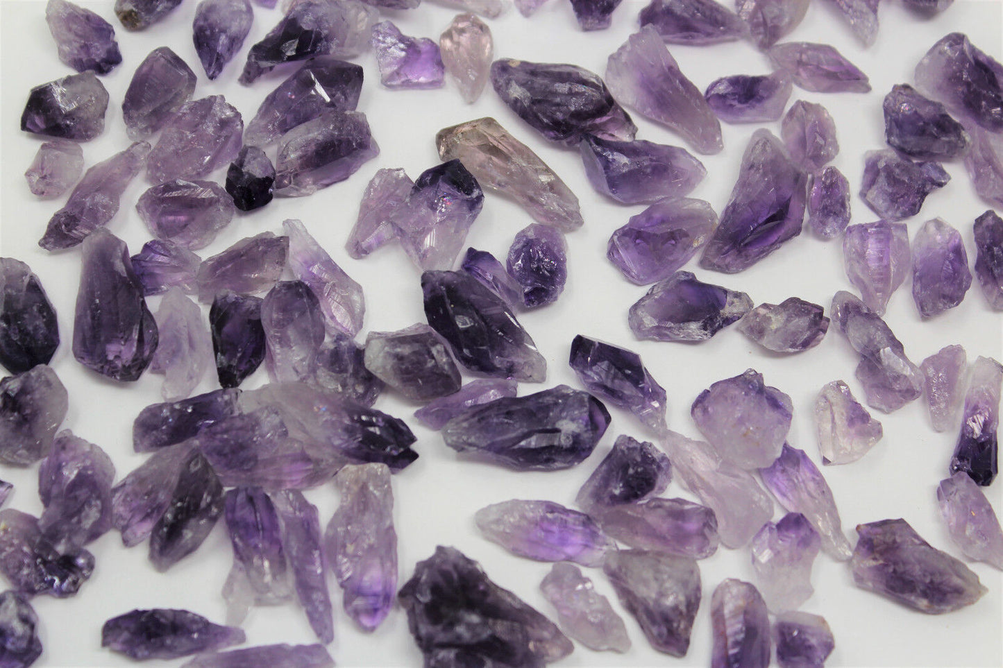 1/4 lb Bulk Lot Purple Amethyst Quartz Points & Raw Crystal Pieces – 4 oz