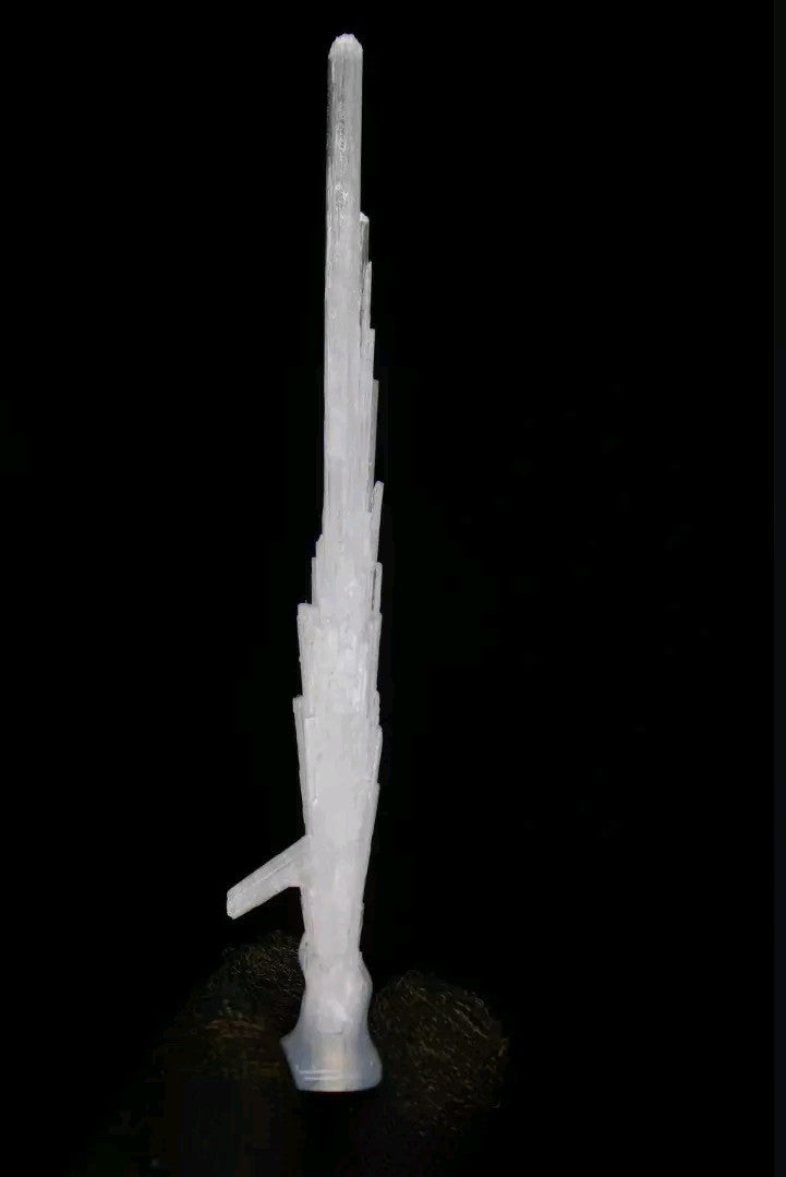 Natural Glassy Scolecite Tower 🗼 Spray Mineral Specimen from India 15g