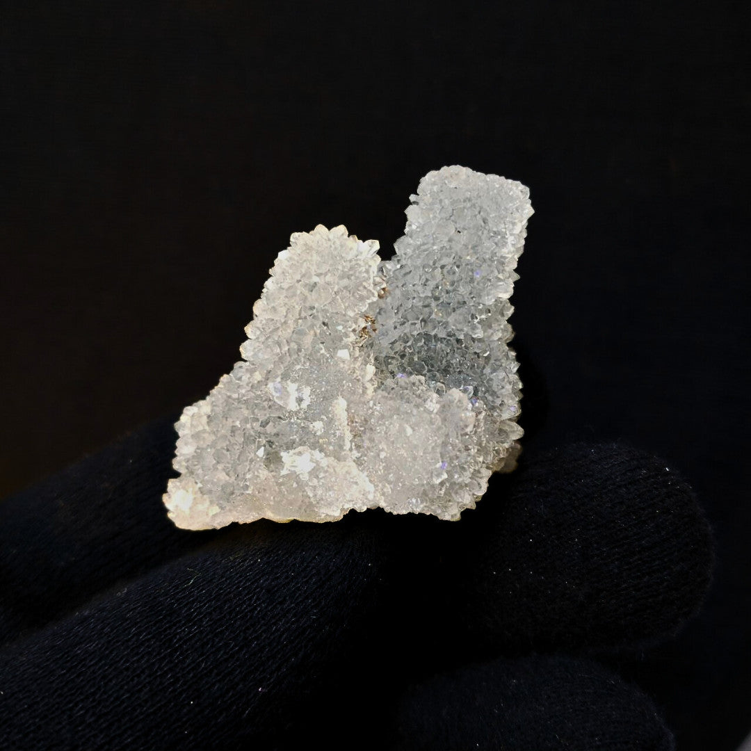 35g  Geode Cluster | Rainbow Quartz Crystal Mineral, Reiki Healing