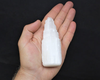 Selenite Crystal Towers 2.5, 4, 6 or 8" (Selenite Tower, Selenite Skyscraper)