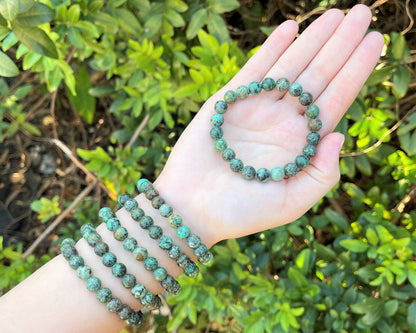 8 mm Bead Gemstone Bracelets: BUY 3 GET 1 FREE! (Stretch Crystal Bead Bracelets)