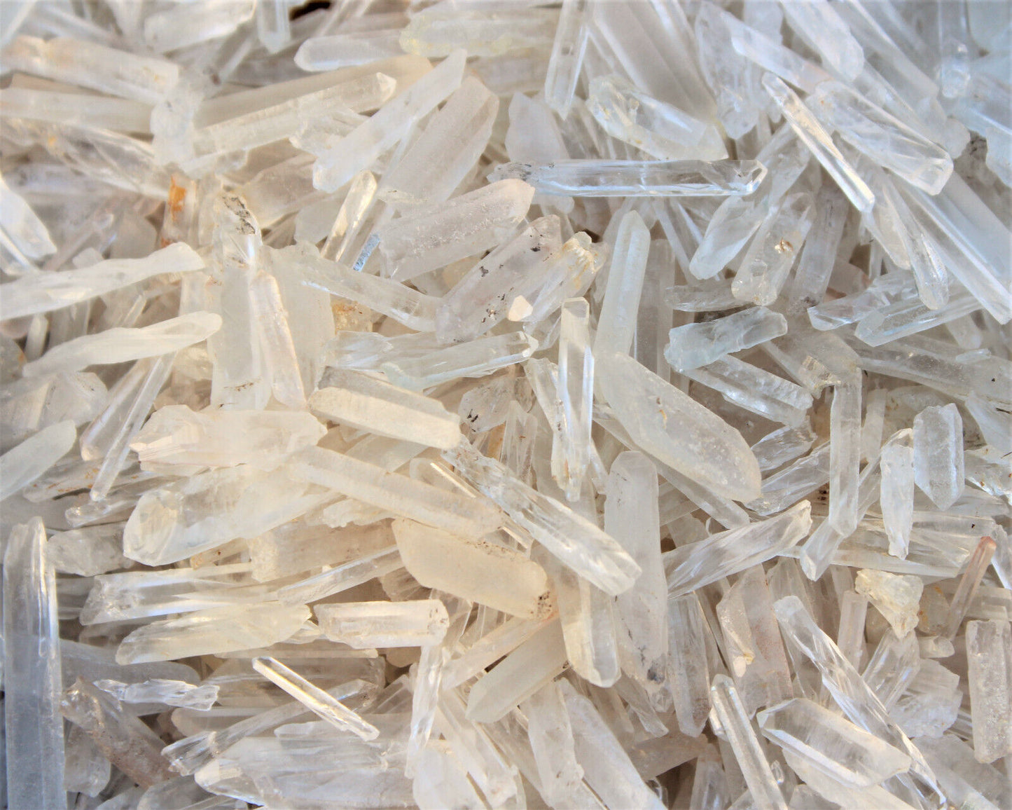 Tiny Natural Matchstick / Jewelry Quartz Crystal Points 1/2 lb (8 oz) Box Lot