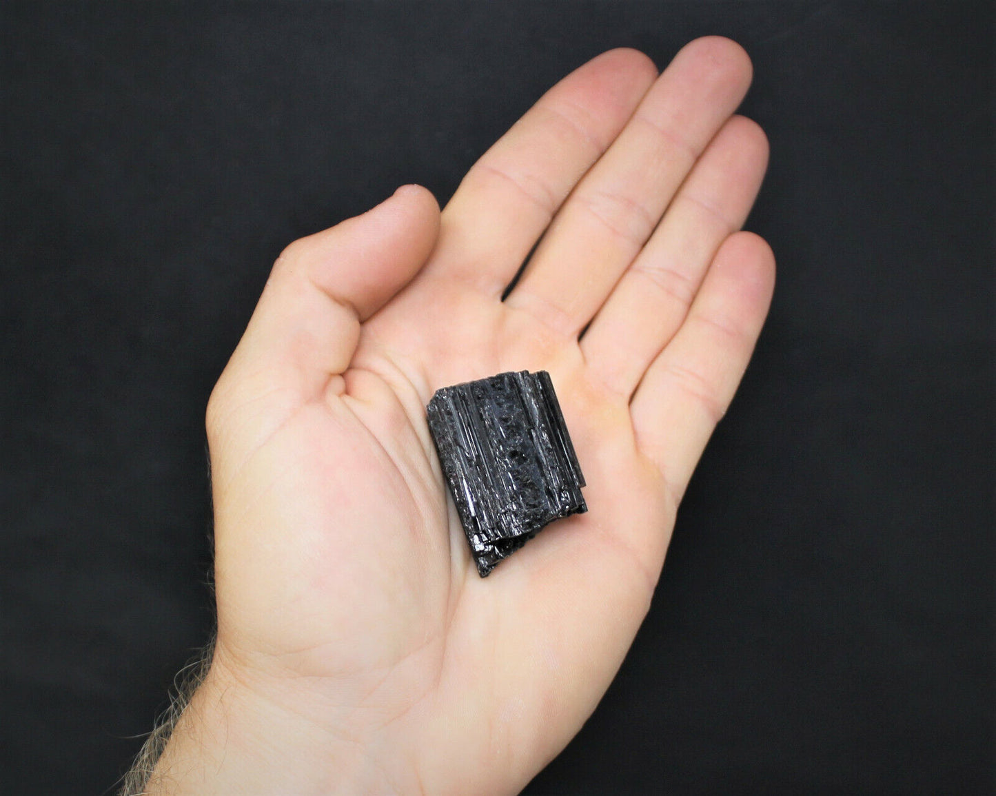 Bulk Extra Grade Natural Rough Black Tourmaline Rods | 8–10 Pc Box Lot