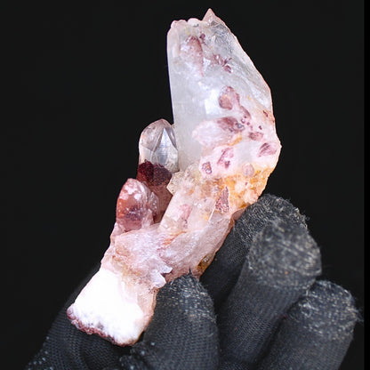 Natural Phantom Quartz Cluster 150 g 10×5 cm Raw Crystal Mineral from India