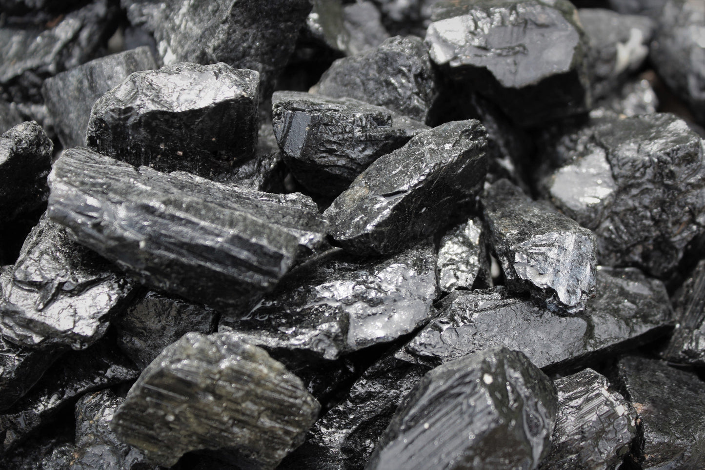 🖤 Black Tourmaline Rough Natural Stones | 5 lb Bulk Wholesale | Raw Chakra Protection Crystal