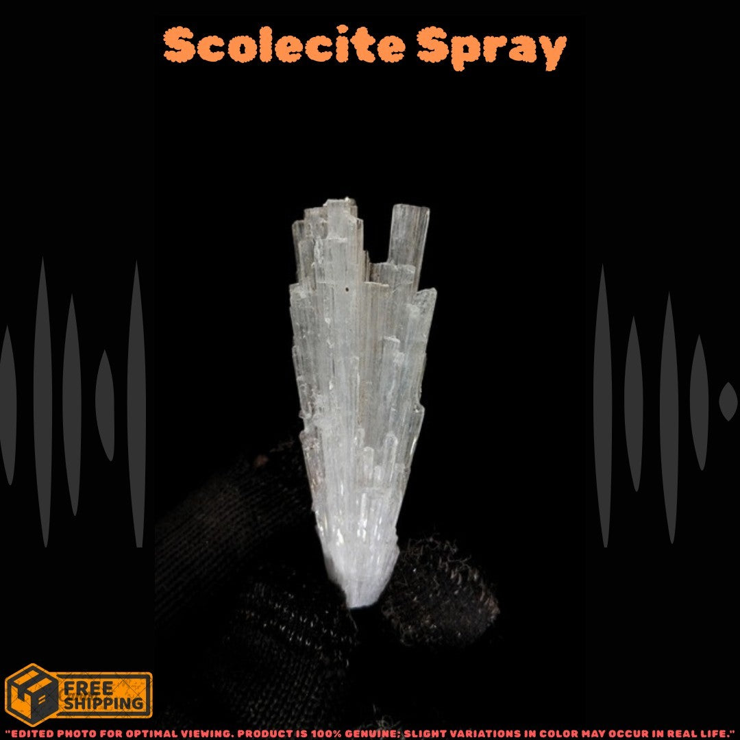 Scolecite Meditation Stone 8g  Calming Crystal for Peace, Sleep & Reiki