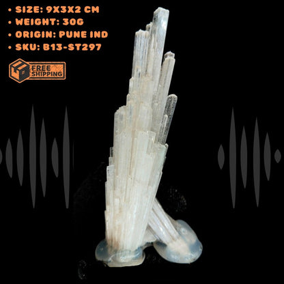 Natural Scolecite Healing Cluster  30g Raw White Crystal | Spiritual
