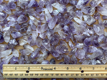 0.5" - 1.25" Brazilian Rough Amethyst Point/Stone, Raw Amethst Healing Crystals