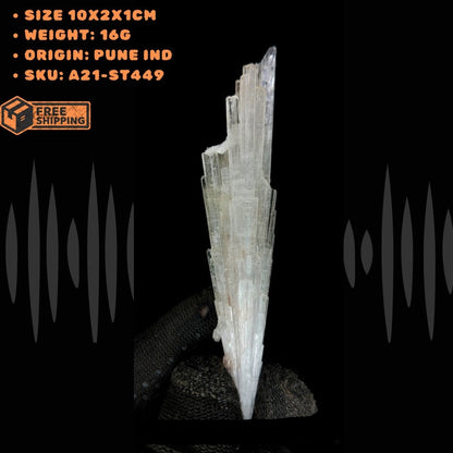16g Scolecite Healing Cluster Natural Crystal for Meditation & Energy Balance